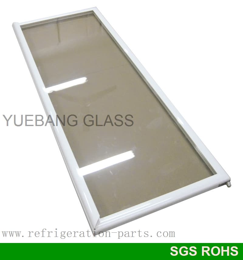 Whole Plastic Handle Glass Door for upright freezer